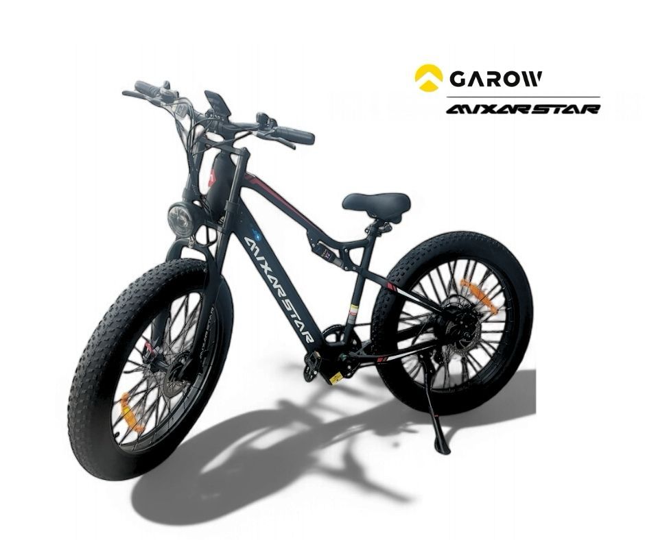 Bicicleta Eléctrica Garow MX19 – Motor de 500W, Velocidad de hasta 32 km/h, Autonomía de hasta 100 km – Ideal para Montaña y Aventura