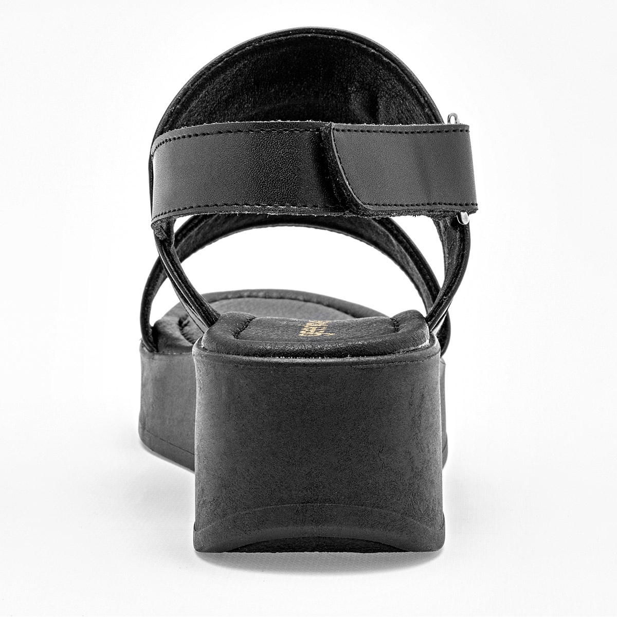 SANDALIA PLATAFORMA 5 CM MUJER GREEN LOVE 95050 NEGRO NAPA 