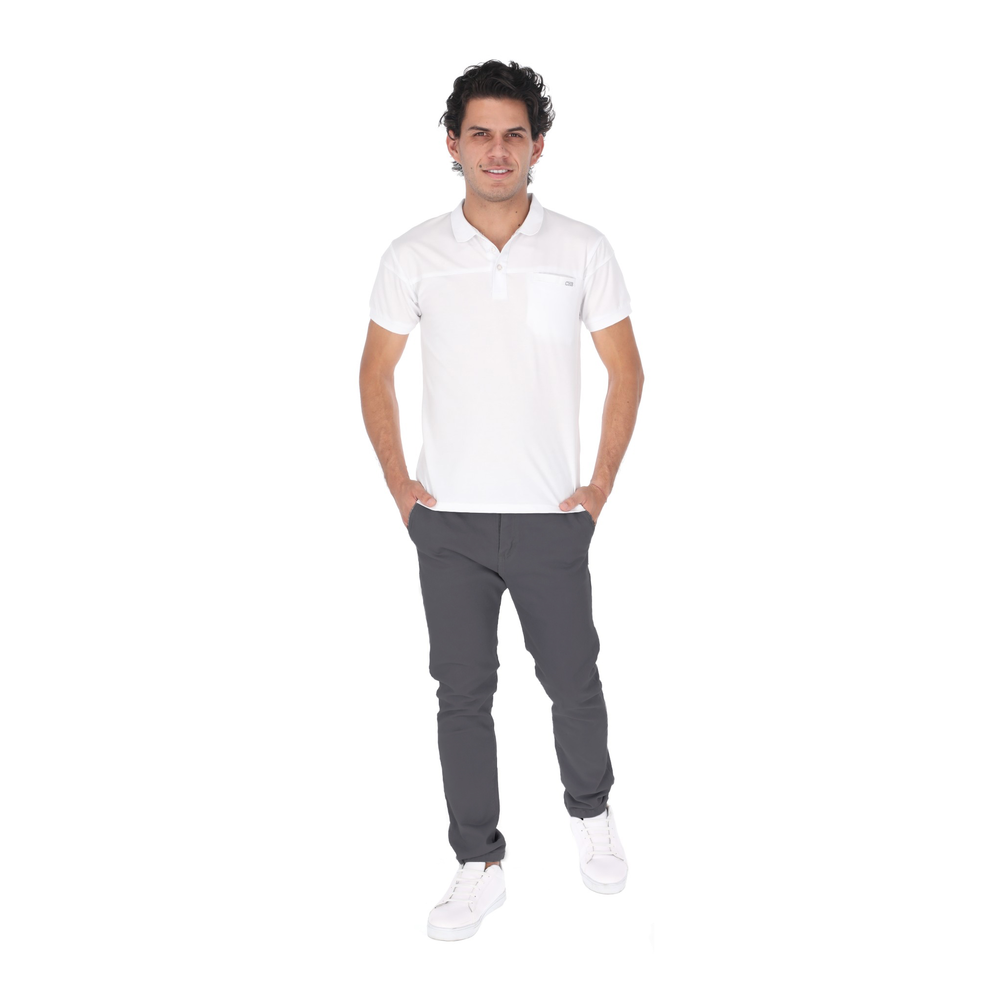 Jeans De Gabardina Color Gris Para Hombre CHB Chili Beans Clothing Co..