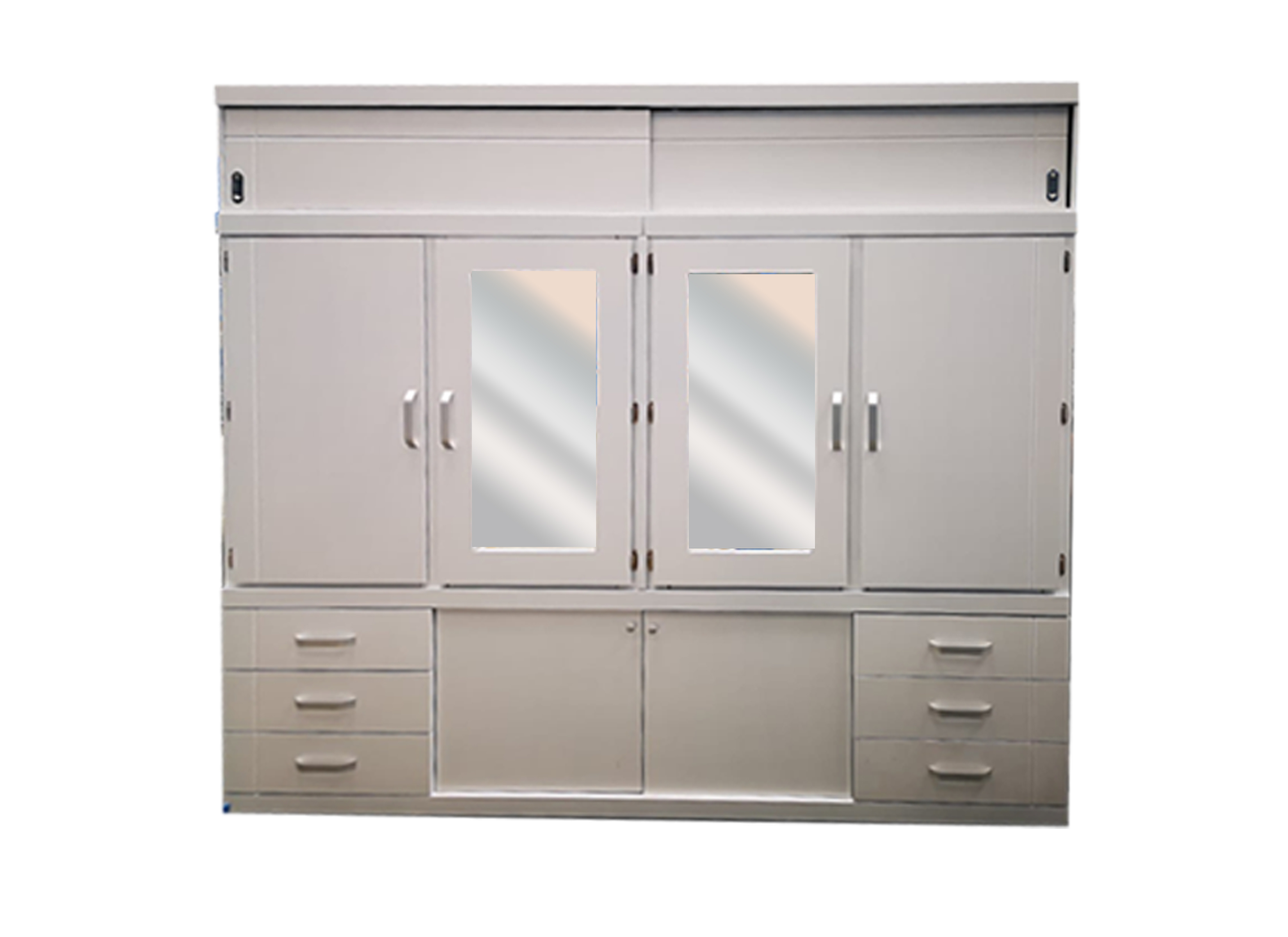 Ropero moderno grande Color gris guardarropa closet
