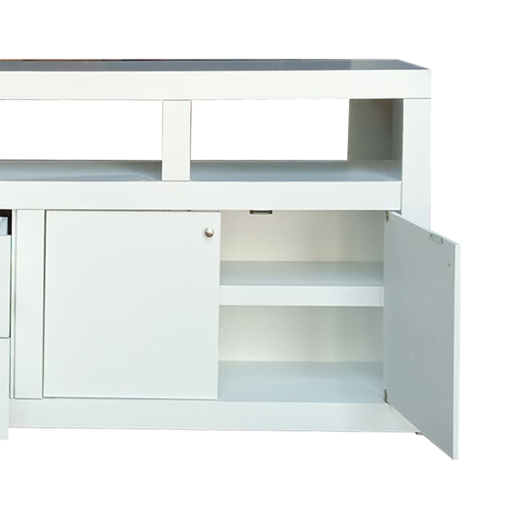 Centro de entretenimiento blanco mueble moderno centro para tv 