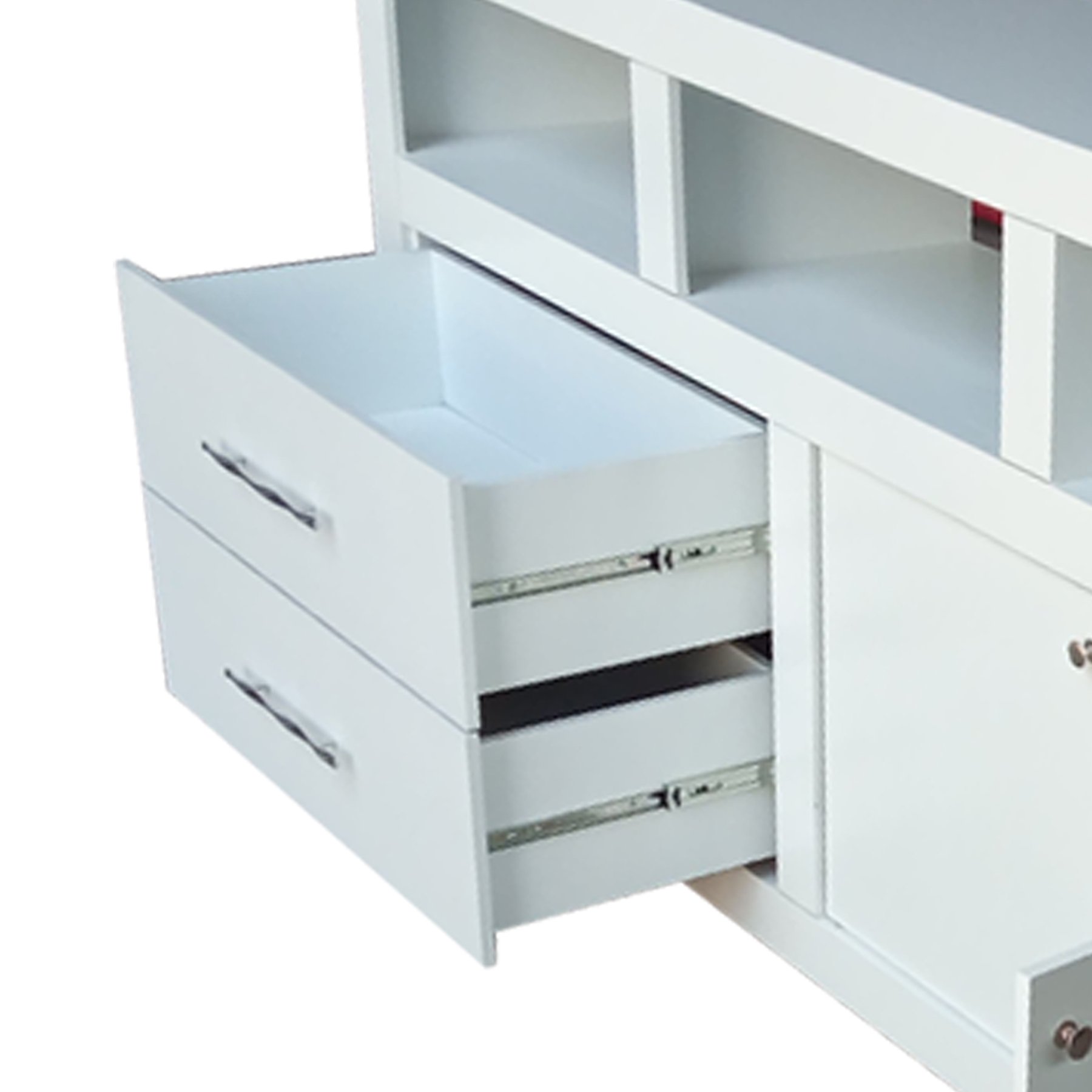 Centro de entretenimiento blanco mueble moderno centro para tv 