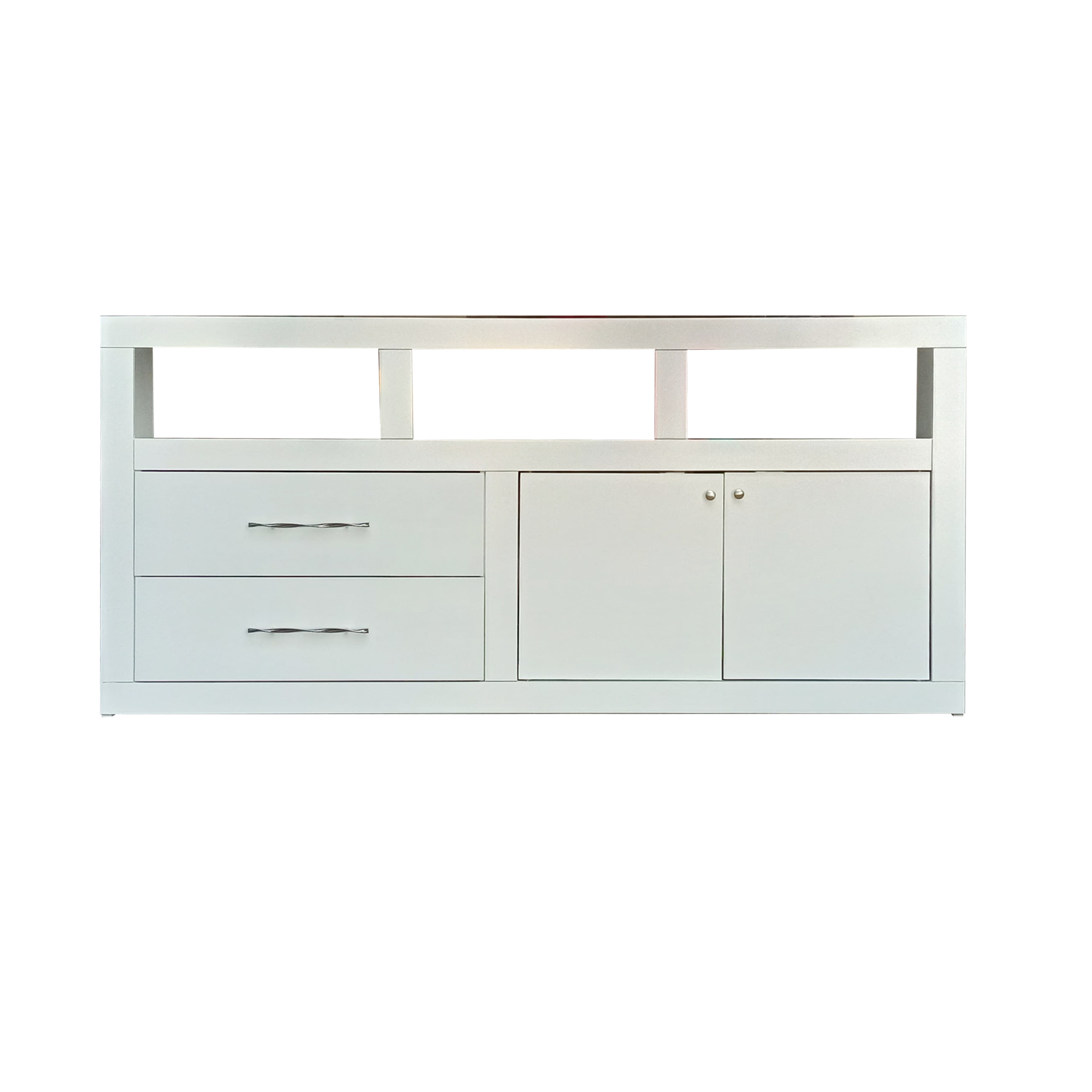 Centro de entretenimiento blanco mueble moderno centro para tv 