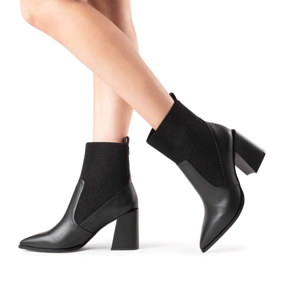 Botines Para Mujer Elegantes Botas Piel Davenia Mod. Mia