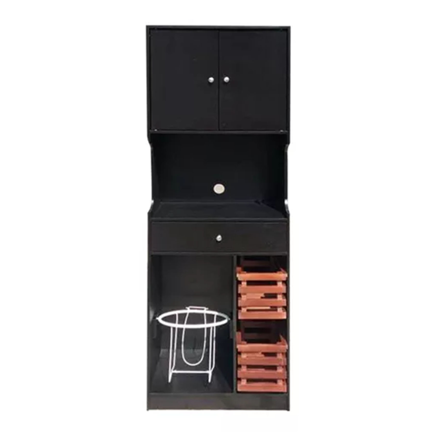 Mueble Organizador Alacena Cocina Vitrina Puertas Cajones