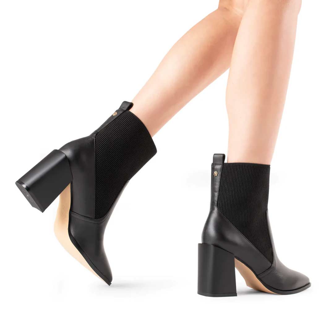 Botines Para Mujer Elegantes Botas Piel Davenia Mod. Mia