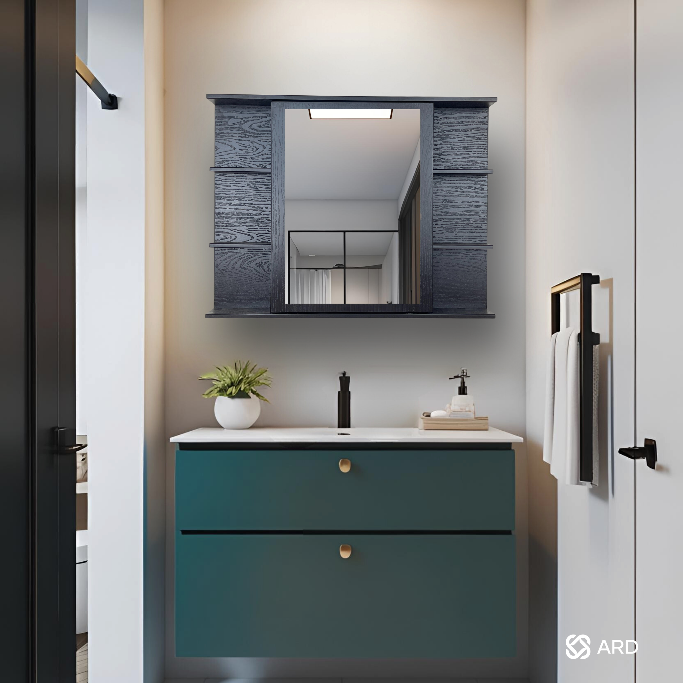 Organizador de baño ARD Glanz MirrorCore Cabinet