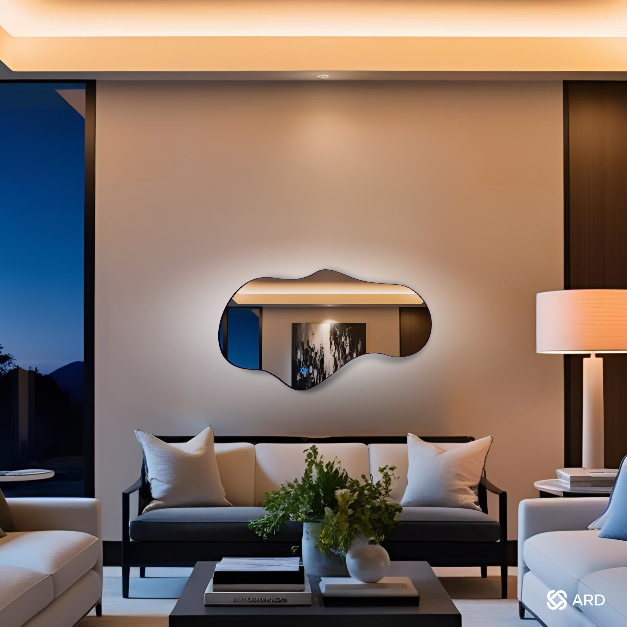 Espejo Led ARD Glanz Luminous Cloud 90 x 52 cm