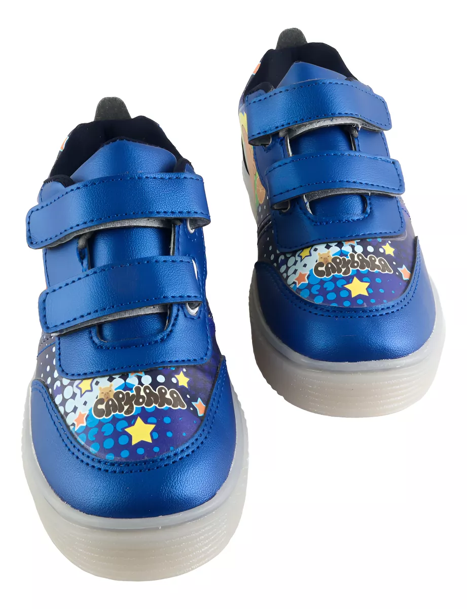 Tenis Capibara Carpicho Niño Moda Luces Leds Cómodos 780-MRC