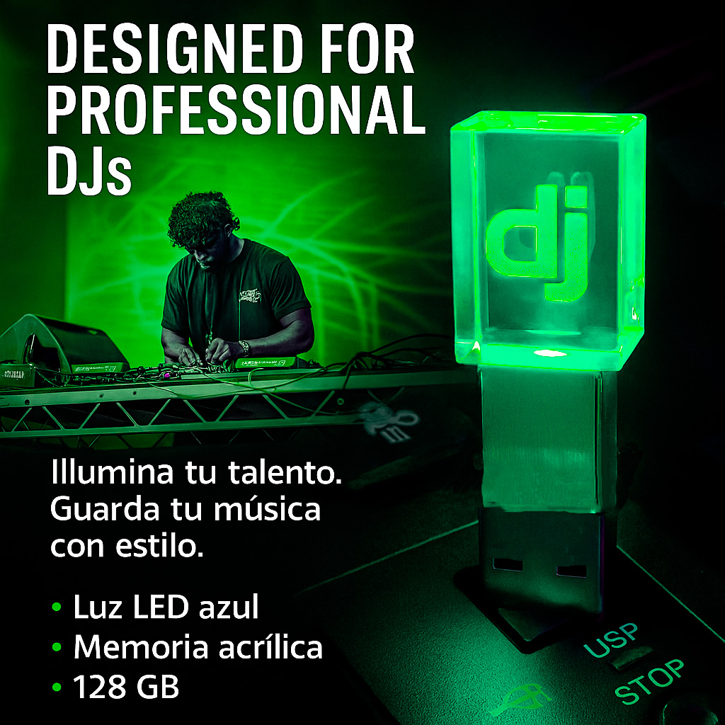 Pioneer Dj Memoria Usb 128gb Cristal Verde