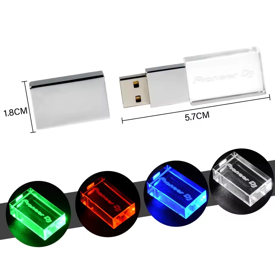 Pioneer Dj Memoria Usb 128gb Cristal Verde