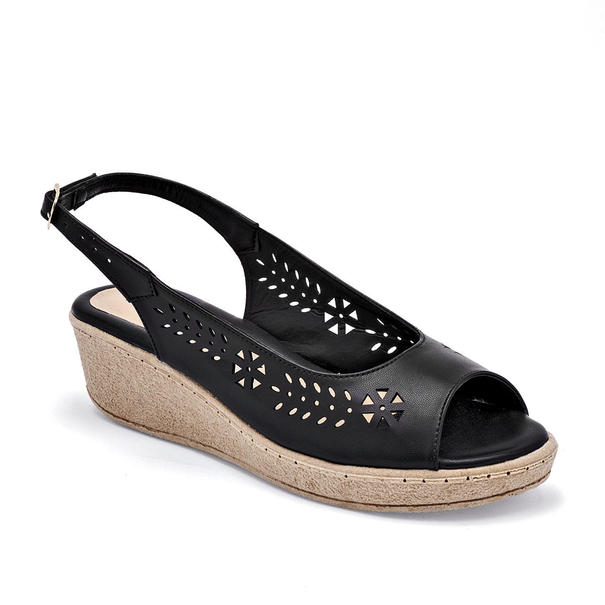SANDALIA PLATAFORMA 4 CM MUJER SEXY GIRL 2132 NEGRO 