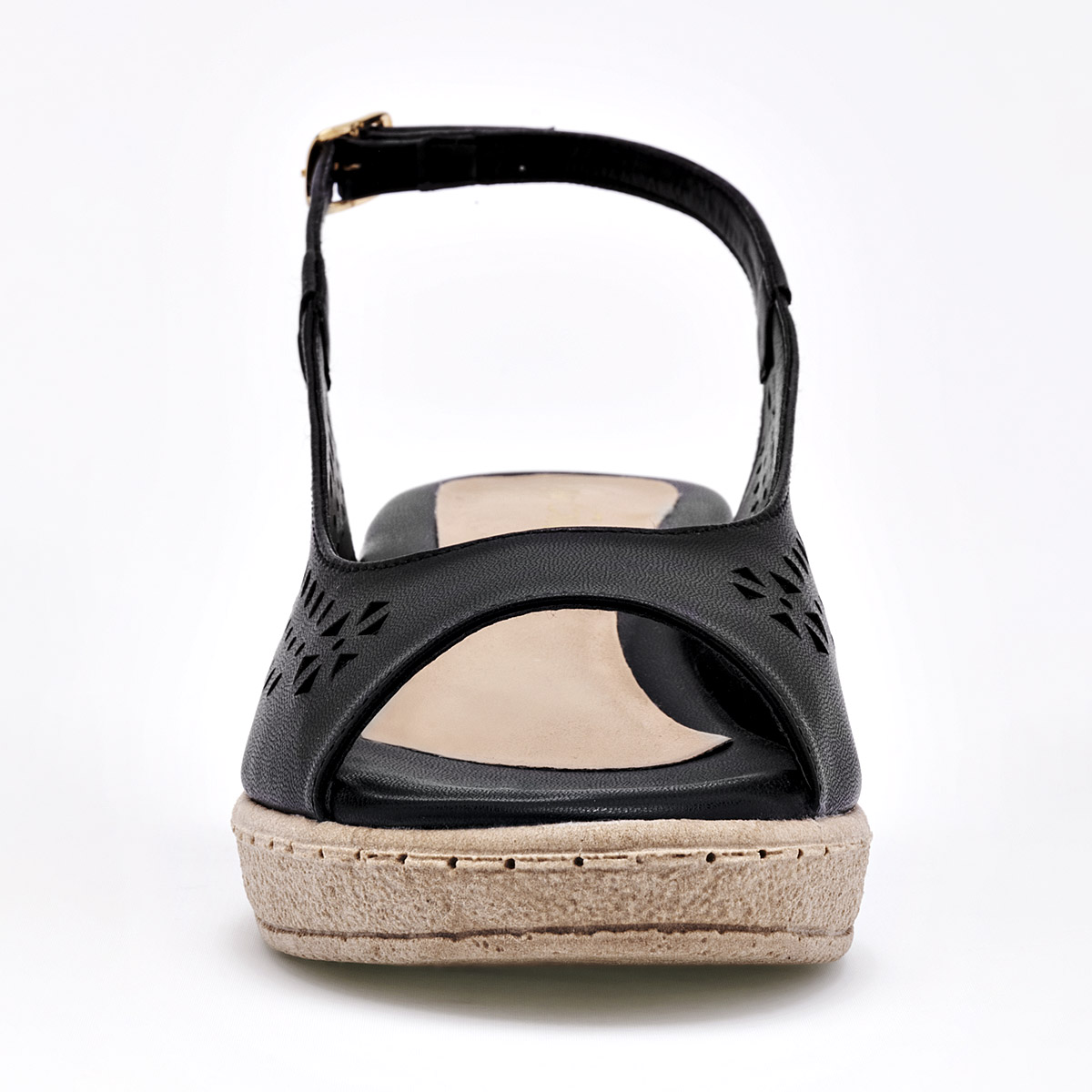 SANDALIA PLATAFORMA 4 CM MUJER SEXY GIRL 2132 NEGRO 