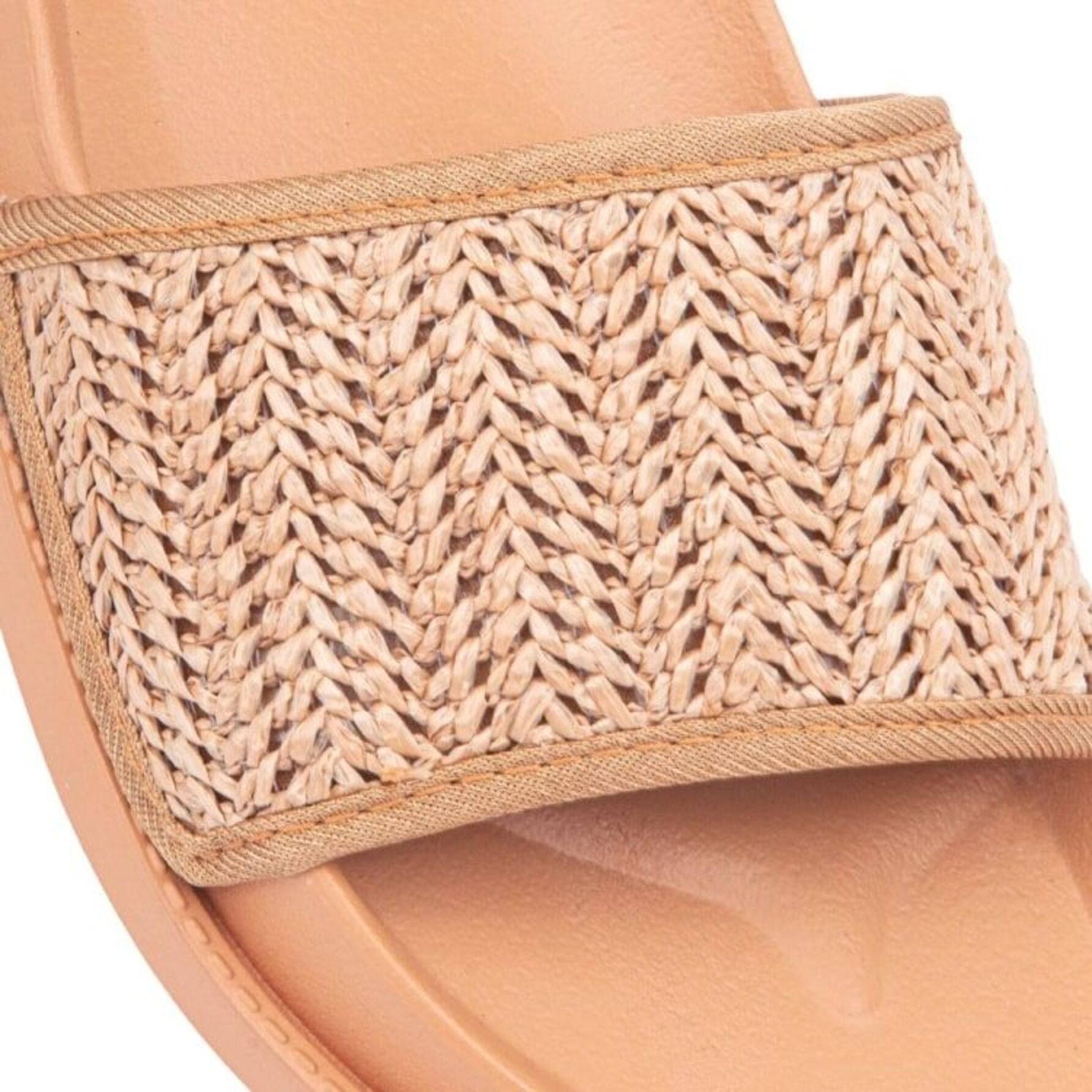 Kit de 2 pares de sandalias para mujer, de tipo slip on, planas, tejidas, marca Vi Line, colores negro y camel, mod. 1189835