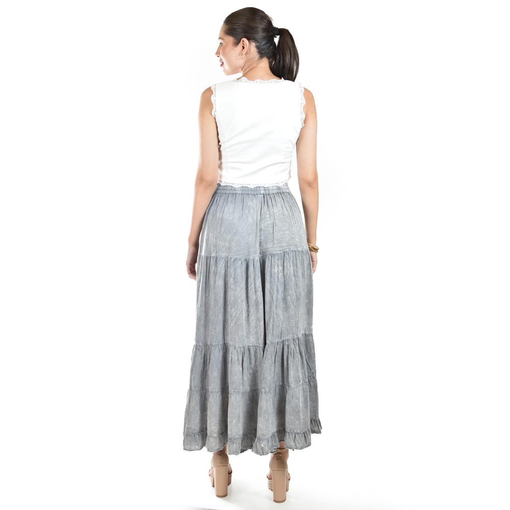 Pantalon estilo palazzo Roman Fashion /Juvenil, R42 (Gris)