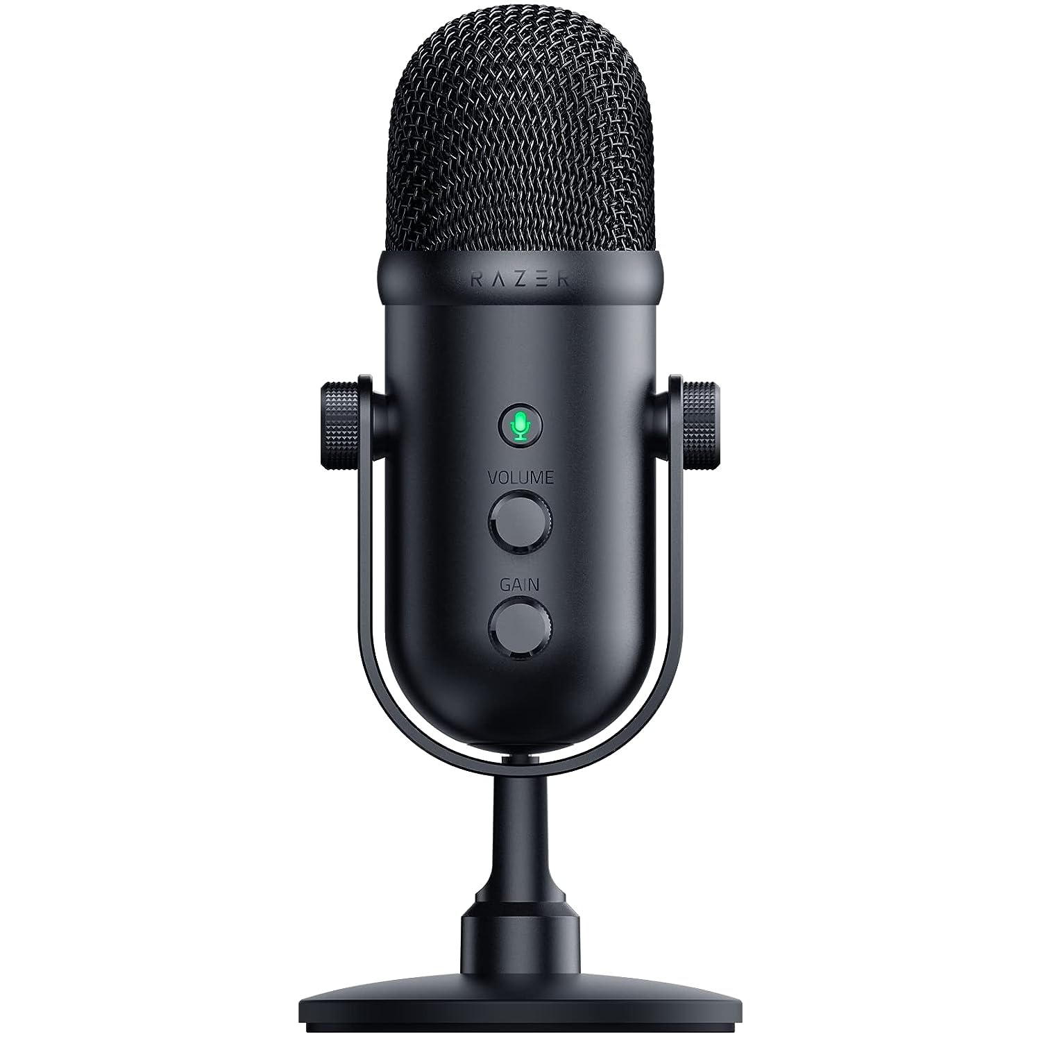 Razer -Microfono Gamer Seiren V2 Pro  Reacondicionado PC Gamer Dinámico con Frecuencia de 20000 Hz y 120 dB - Micrófono para podcast Ideal para Streaming y Grabación de Voz
