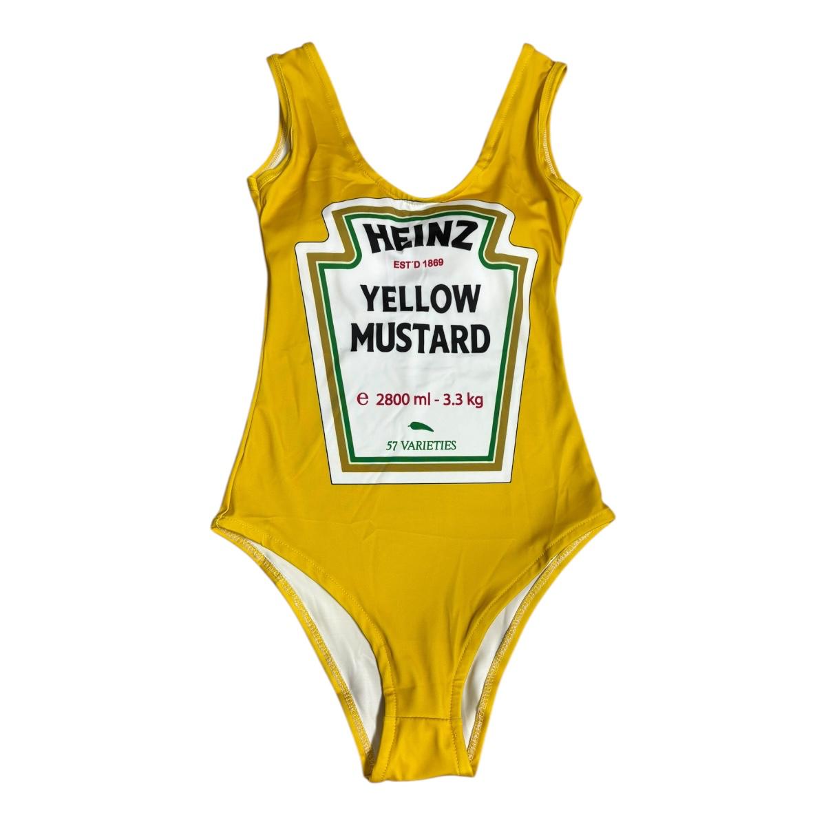 Traje De Baño Entero Mostaza Heinz Mujer