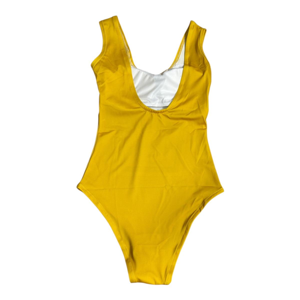 Traje De Baño Entero Mostaza Heinz Mujer