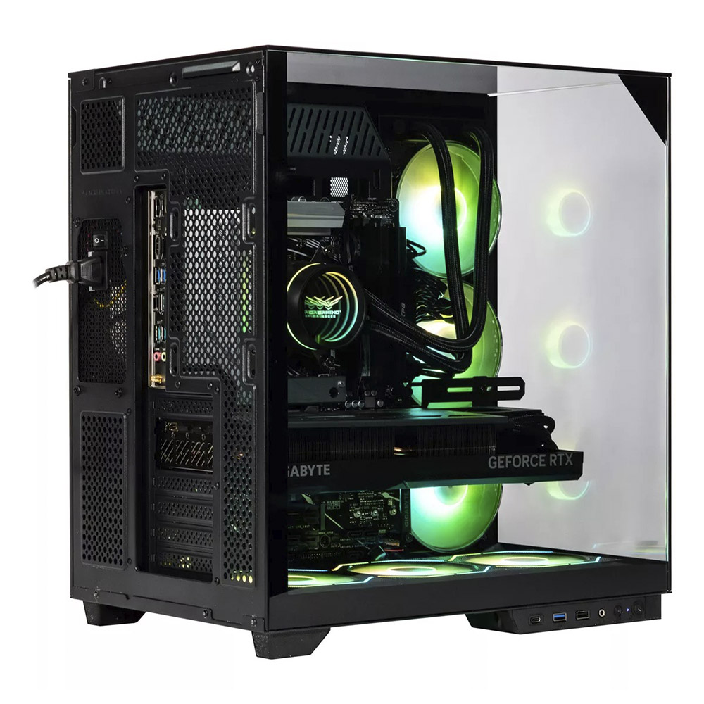 GABINETE NACEB IRIS GAMER M-ATX ARGB 4VENT S/FUENTE CRISTAL NEGRO NA-0639