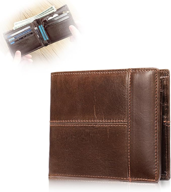 Carteras para Caballero, Carteras para Hombre con RFID Bloquea