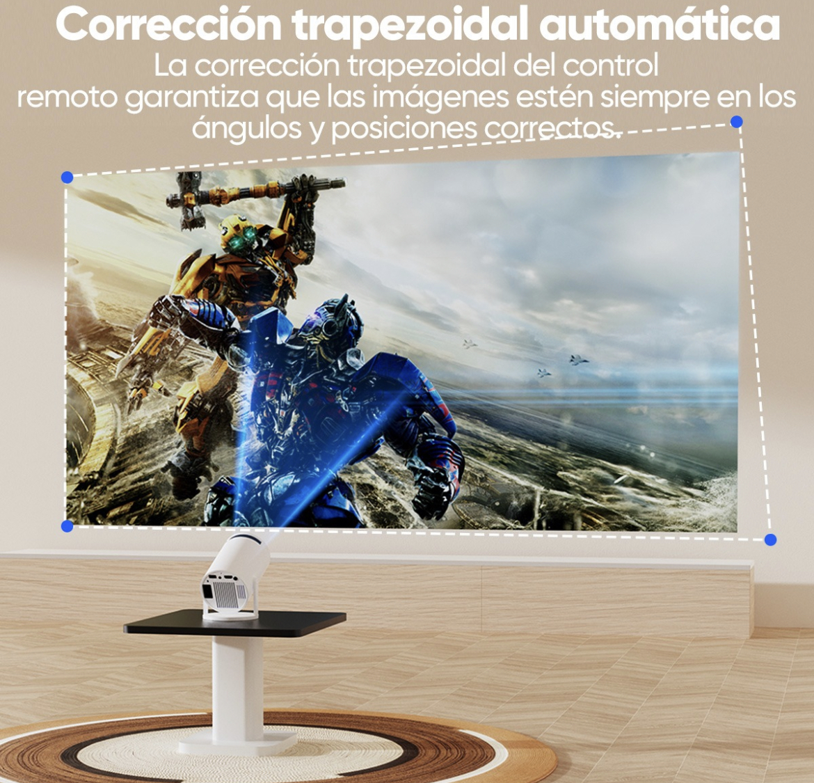 Proyector Profesional 4k Android 8000lm Led 1080p Hy300 Pro