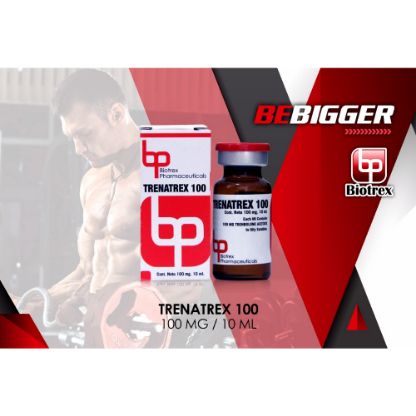 TRENATREX 100 - Trembolona - Inyectable - 100mg/ml 10ml - Biotrex - Ganancia seca extrema con fuerza brutal y definición total