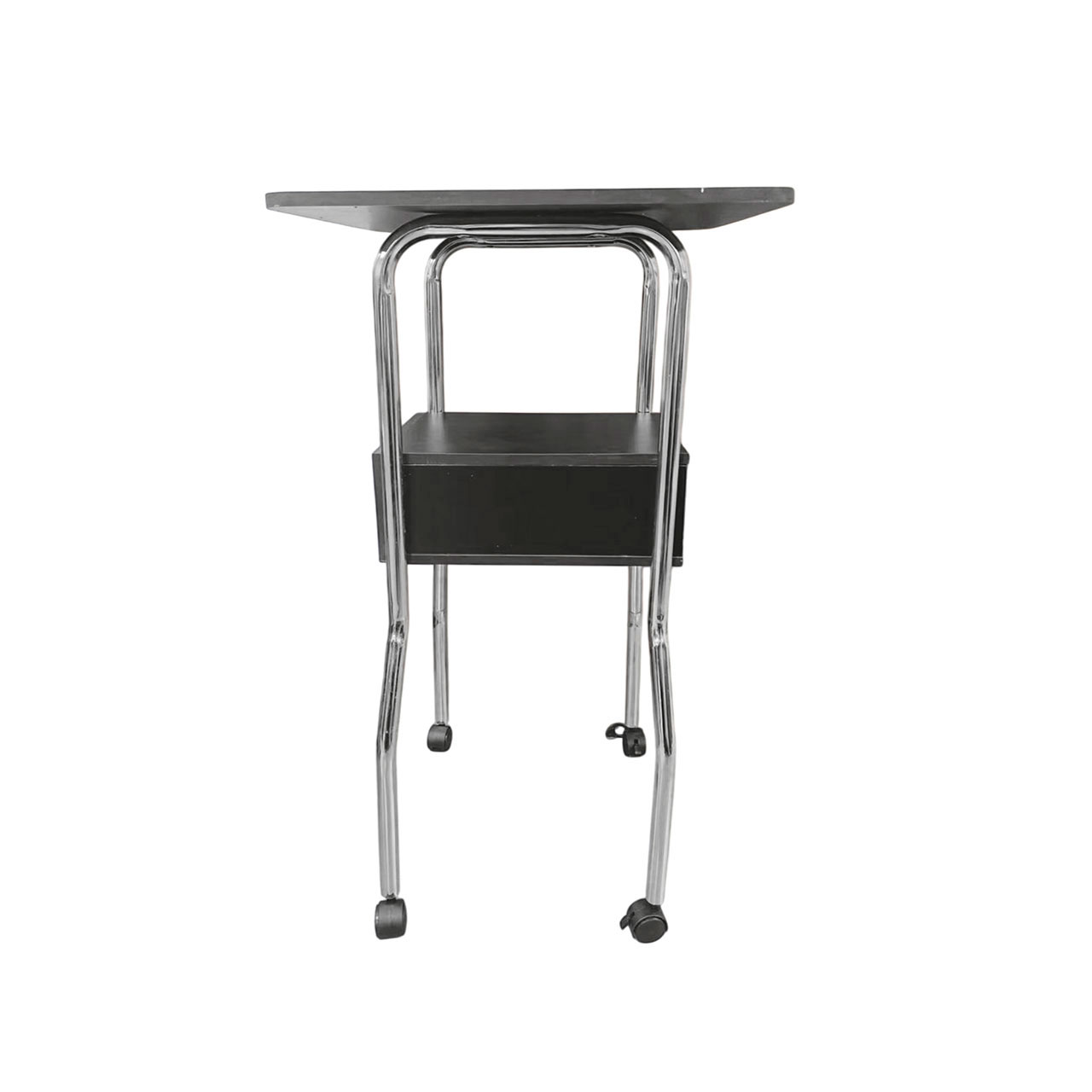 Carrito Auxiliar para Estética Mesa Organizador con Ruedas Negro Bluelander