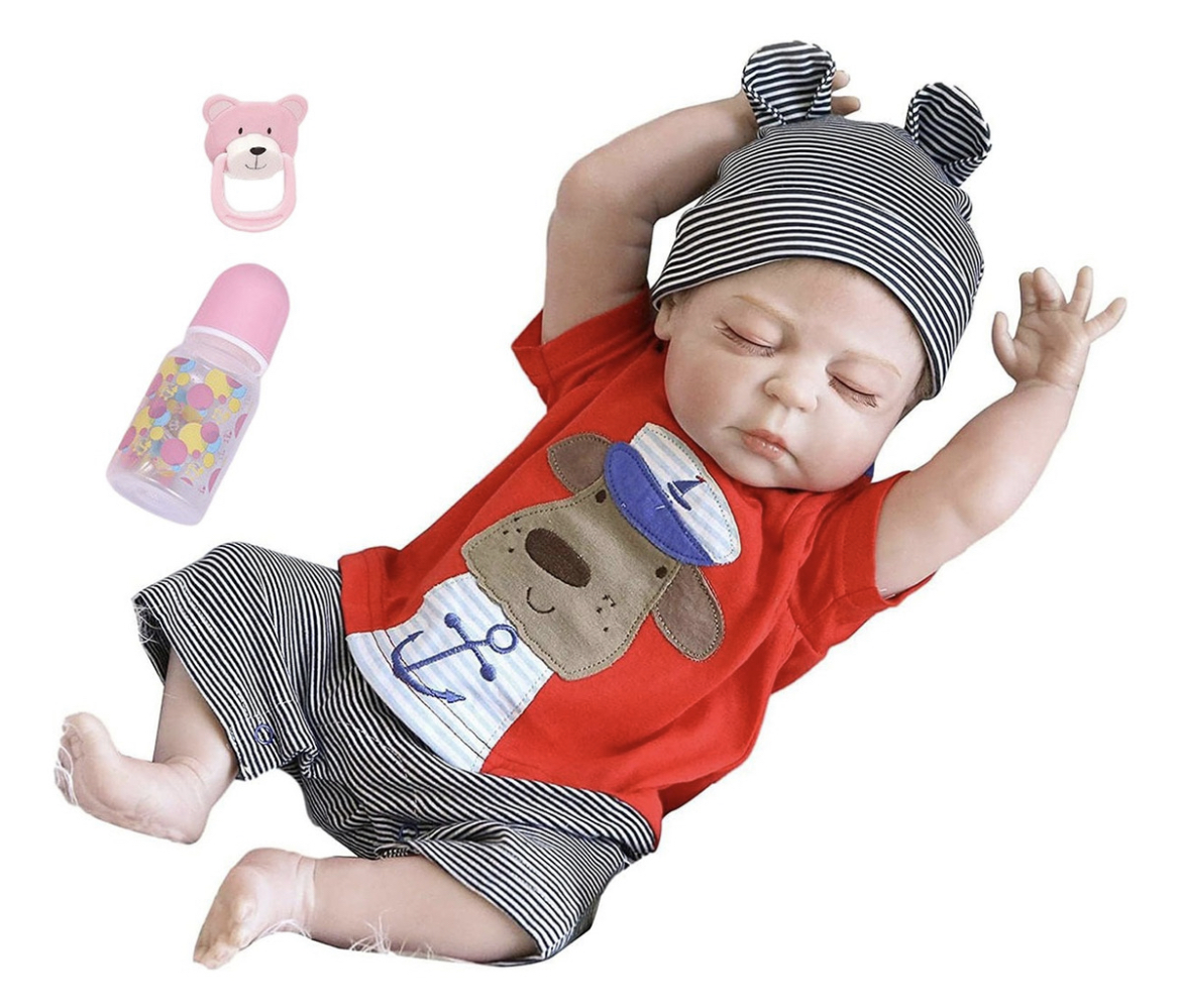 Muñeca Bebé Reborn Silicona Realista Muñecas De Baño