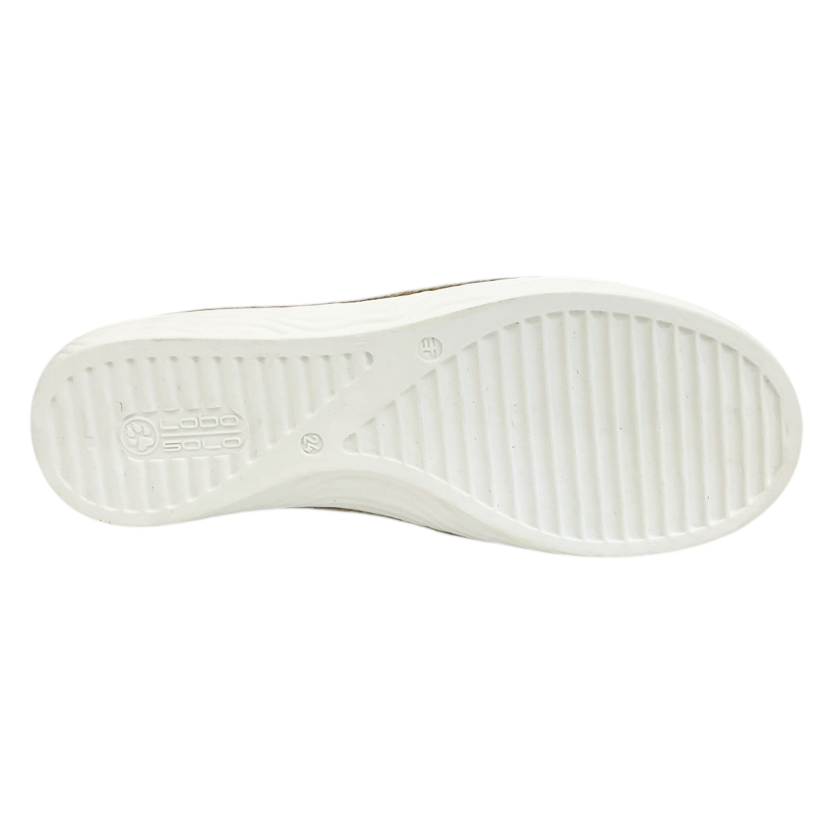 Zapatos Mocasines Lobo Solo de Mujer Piel Antideslizantes Platino