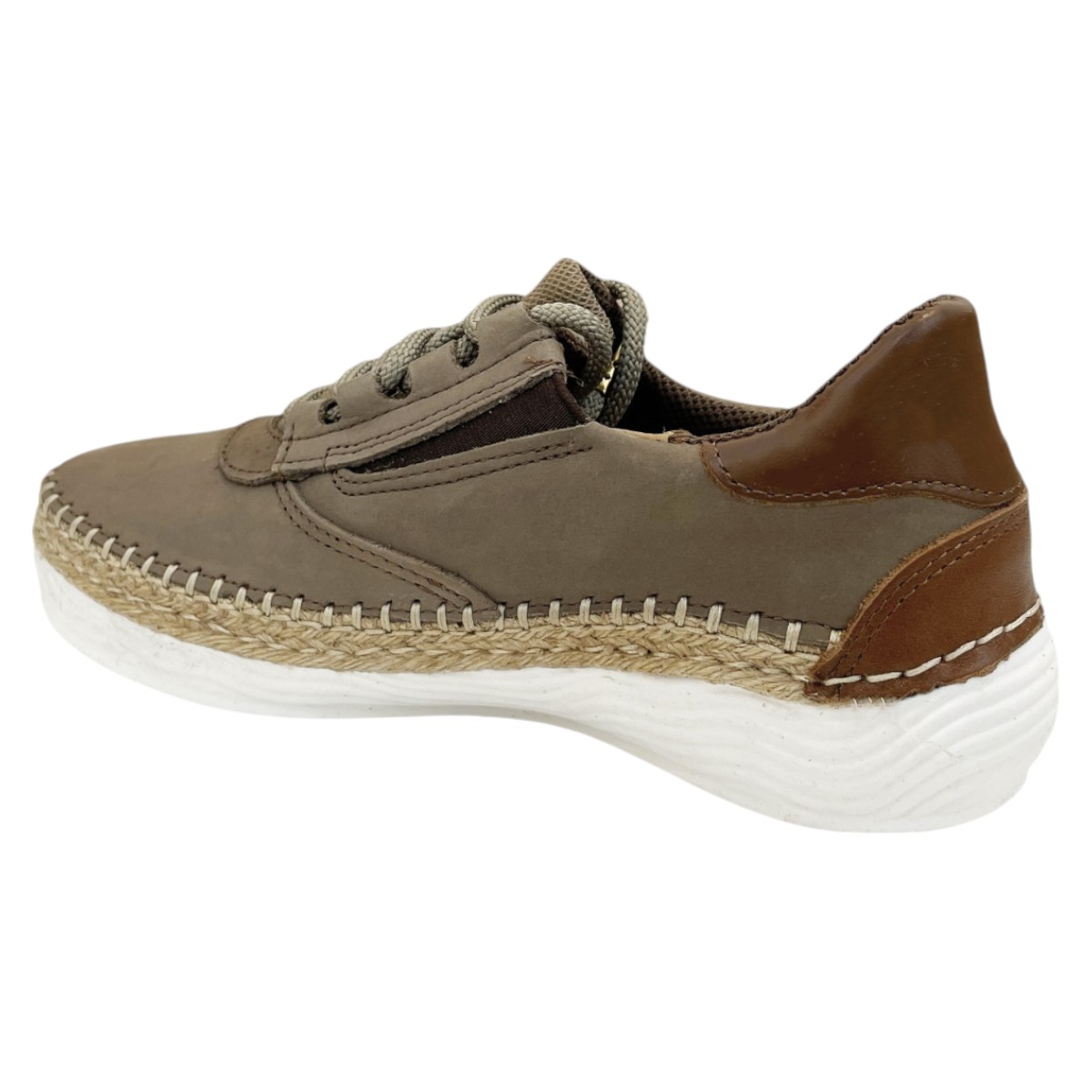 Lobo Solo Tenis de mujer Casuales de piel 5045 Taupe