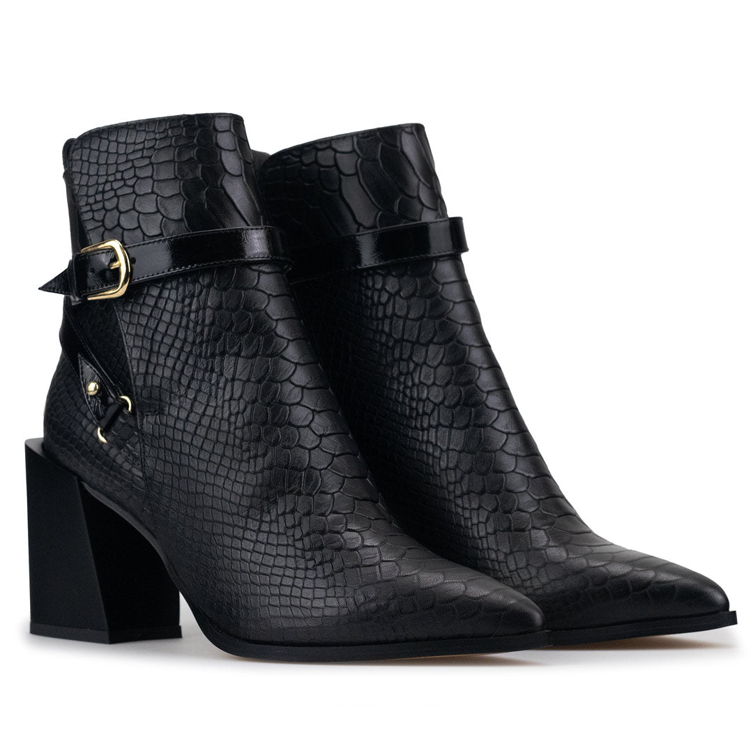 Botines Para Mujer Elegantes Botas Piel Davenia Mod. Iris