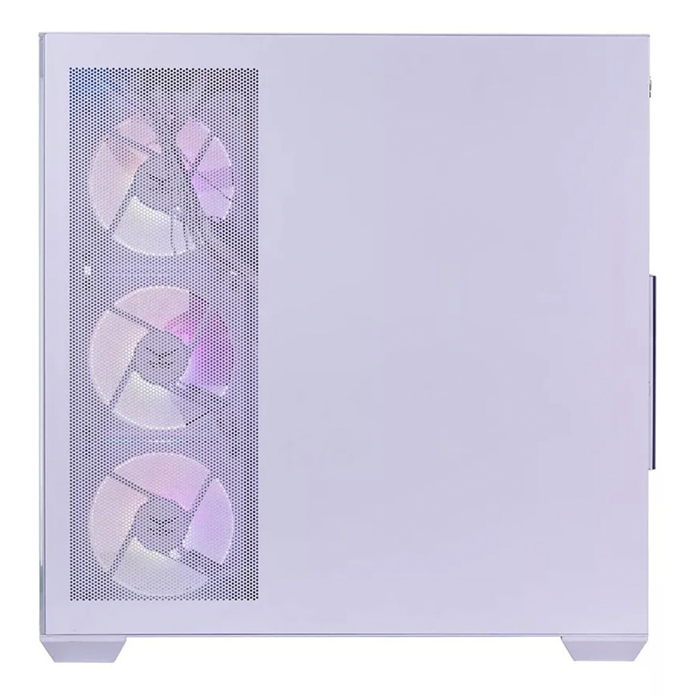GABINETE NACEB NEBULA GAMER M-ATX ARGB 4VENT S/FUENTE CRISTAL BLANCO NA-0637B