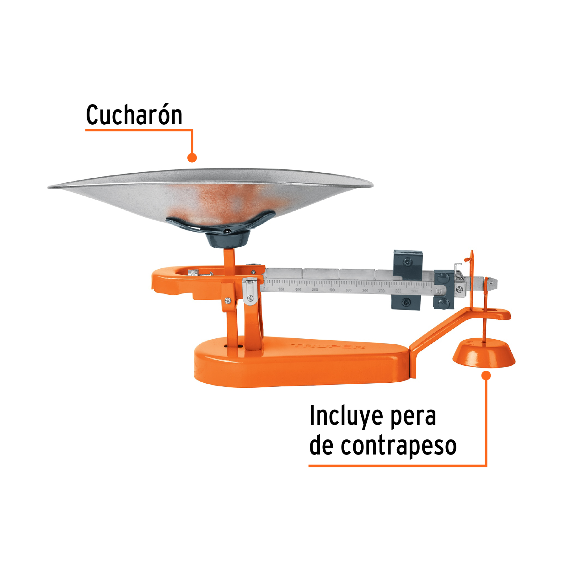 Báscula capacidad 10 kg mecánica colgante, Truper