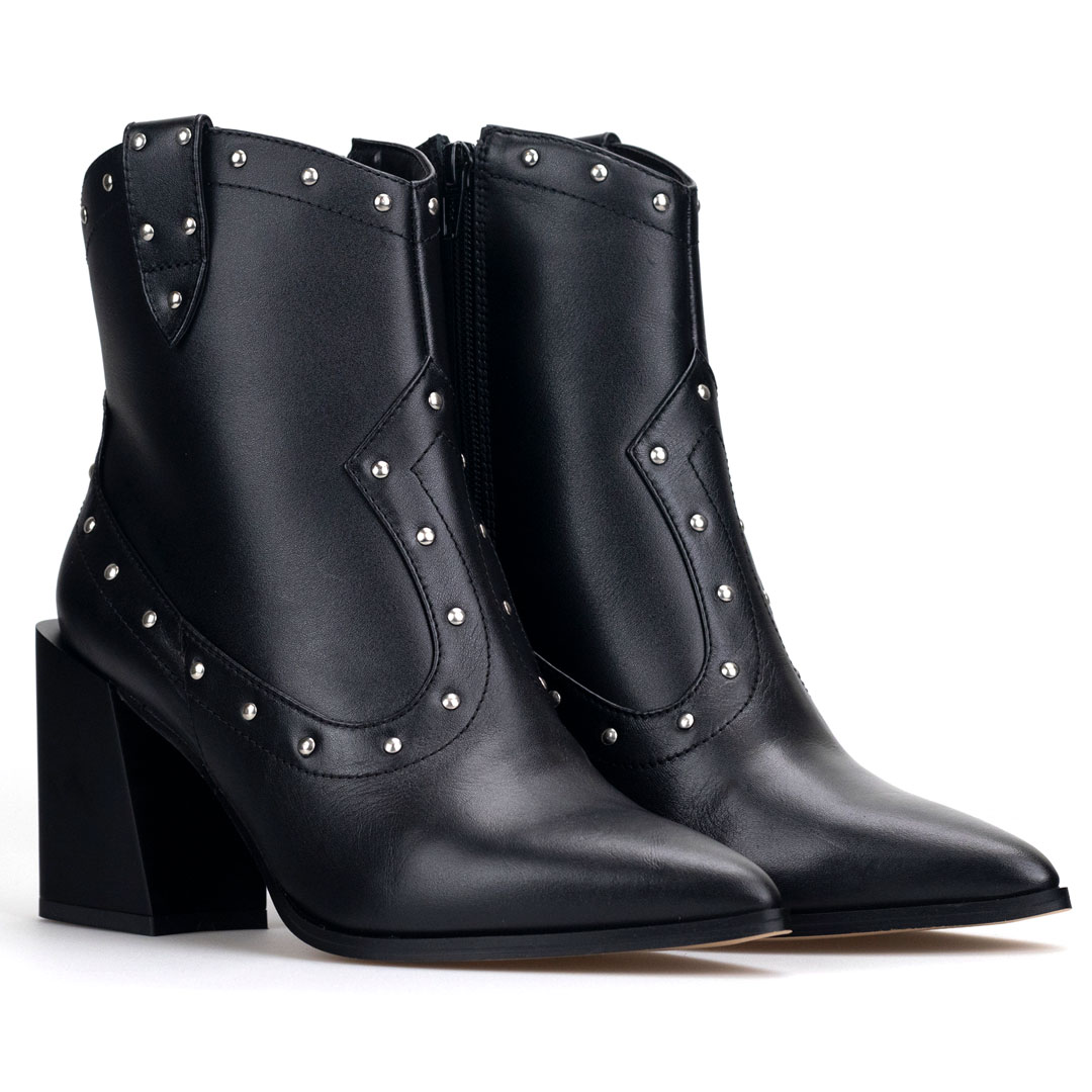 Botines Para Mujer Elegantes Botas Piel Davenia Mod. Sara