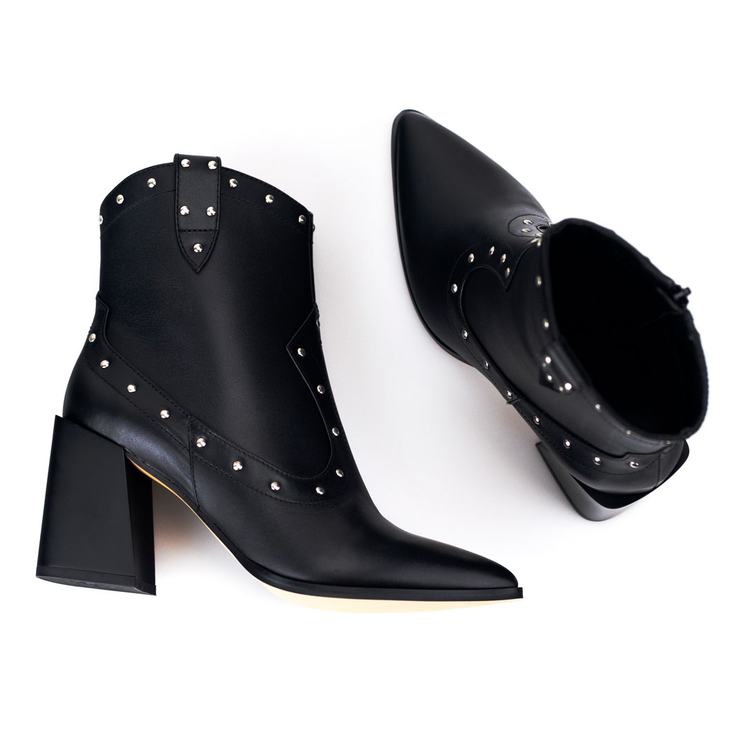 Botines Para Mujer Elegantes Botas Piel Davenia Mod. Sara
