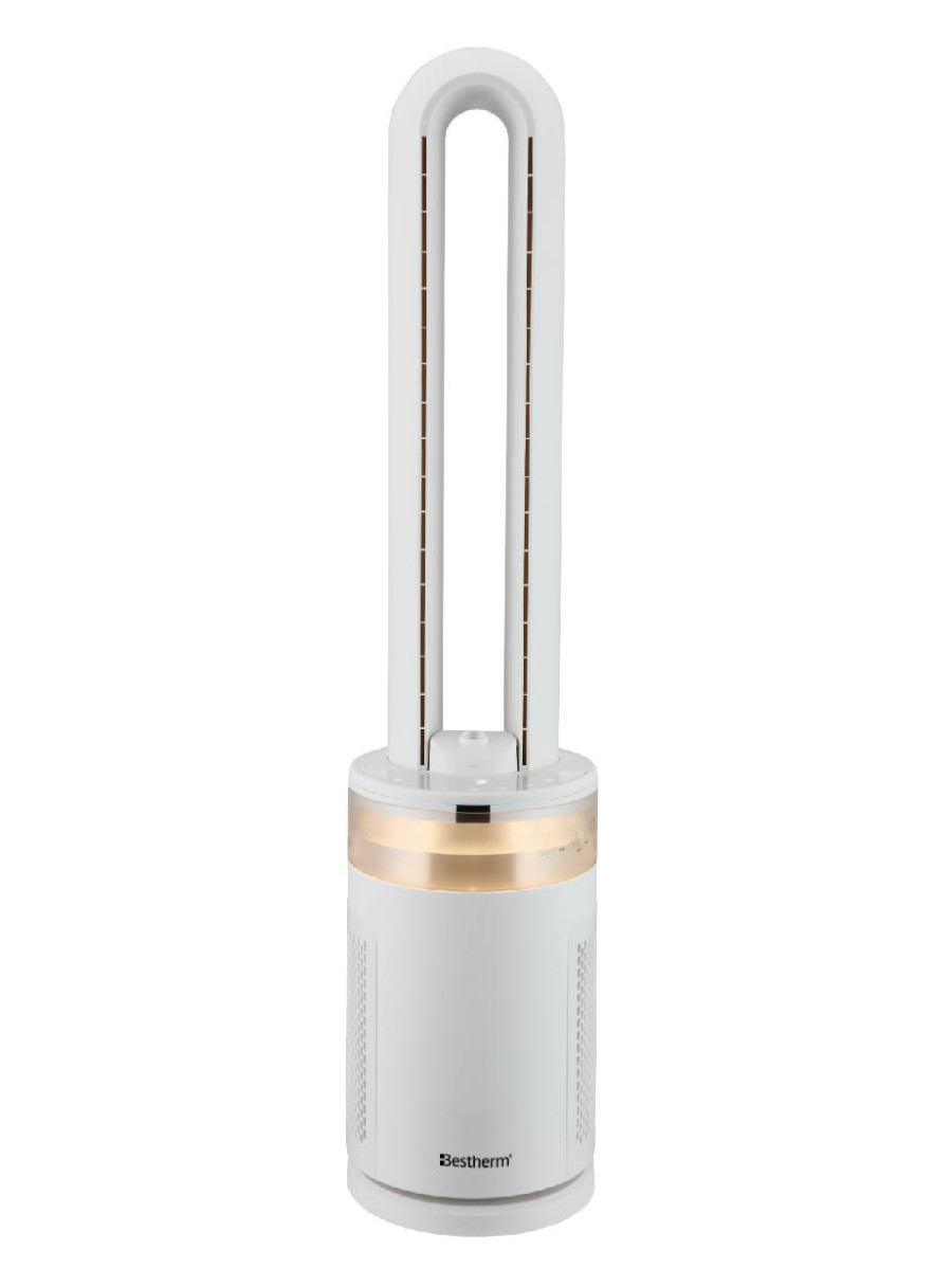 Ventilador de Torre Bestherm FBD16-23AR Silencioso con Humidificador y Luz Ambiental 