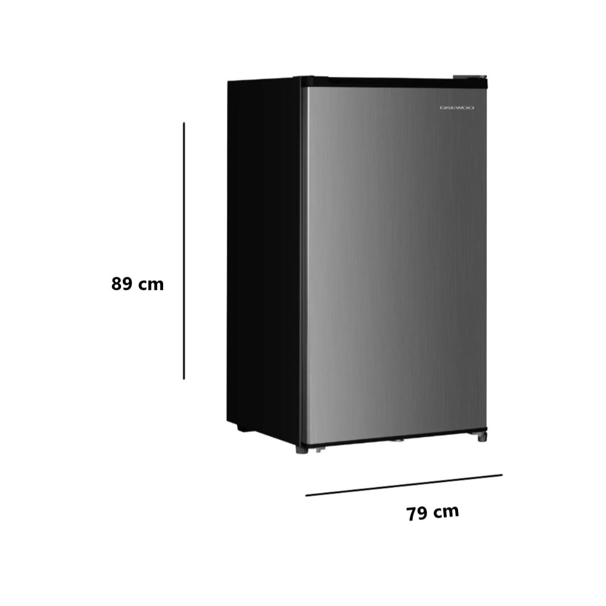 Frigobar Daewoo 4.3 Pies Cúbicos Gris DRF-0420HS