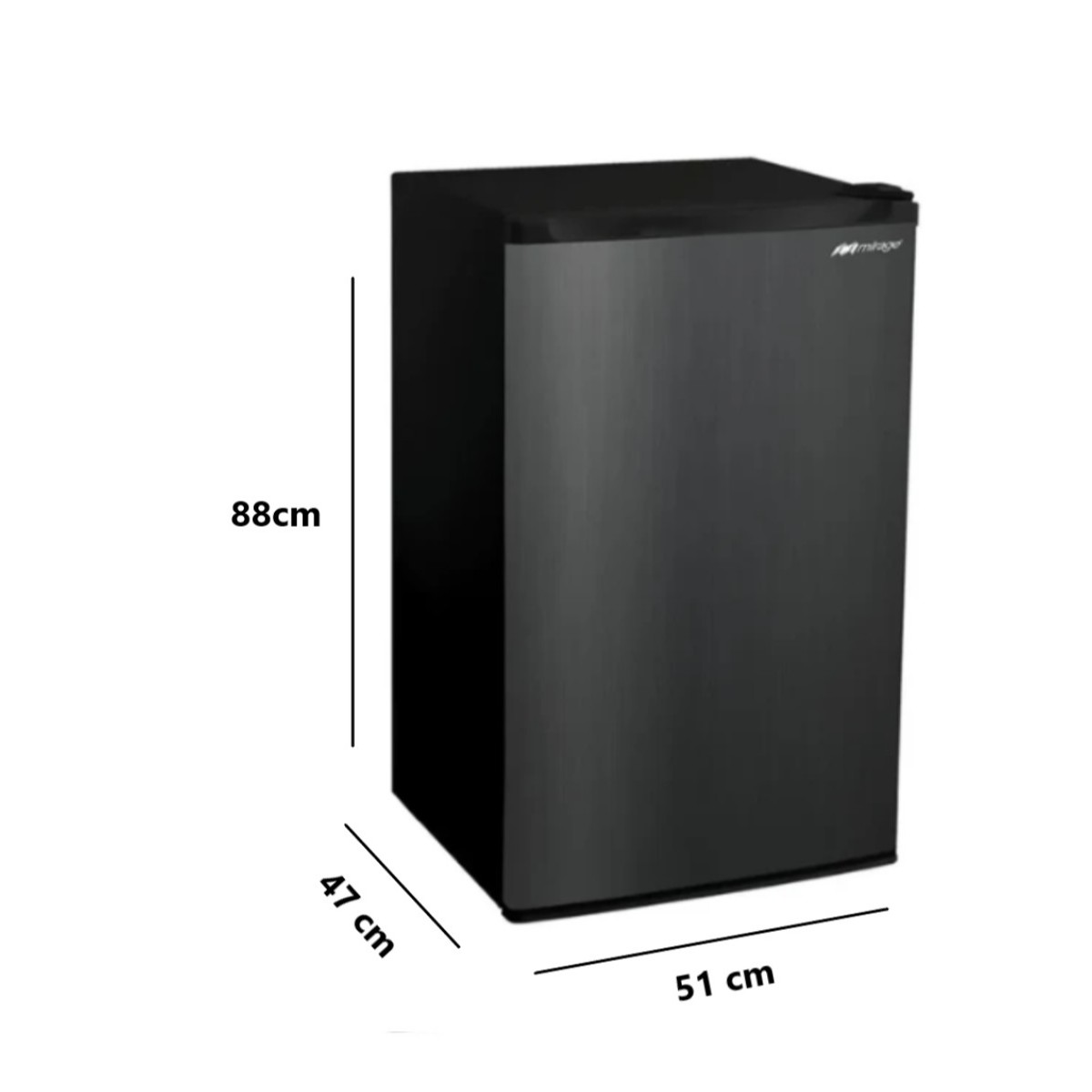 Frigobar Mirage 3.3 Pies Cúbicos Negro MRX33ES