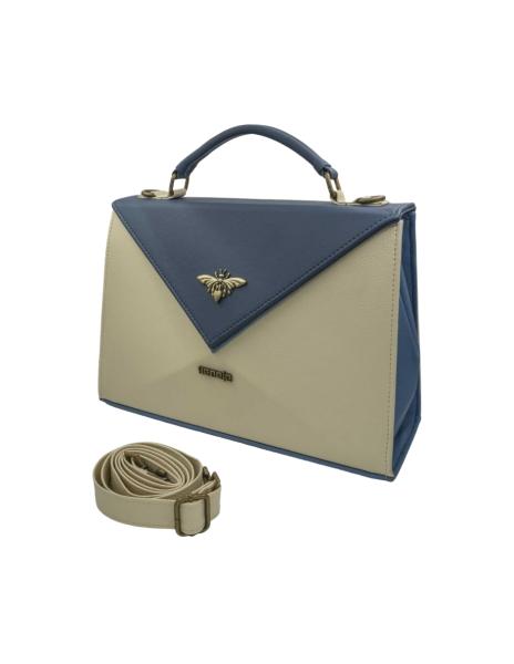 Bolso Crossbody Siena Oceanica color azul Hereje para dama