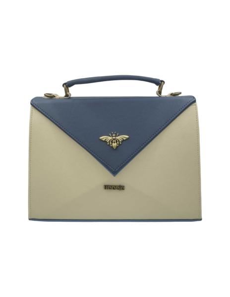 Bolso Crossbody Siena Oceanica color azul Hereje para dama