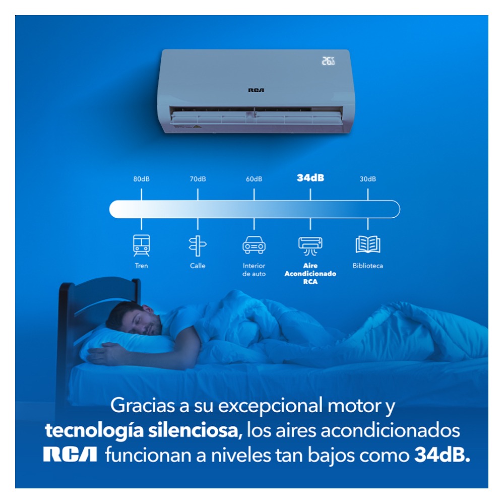 Aire Acondicionado Mini Split RCA RCAAMS12F 1 Ton 12000 BTU