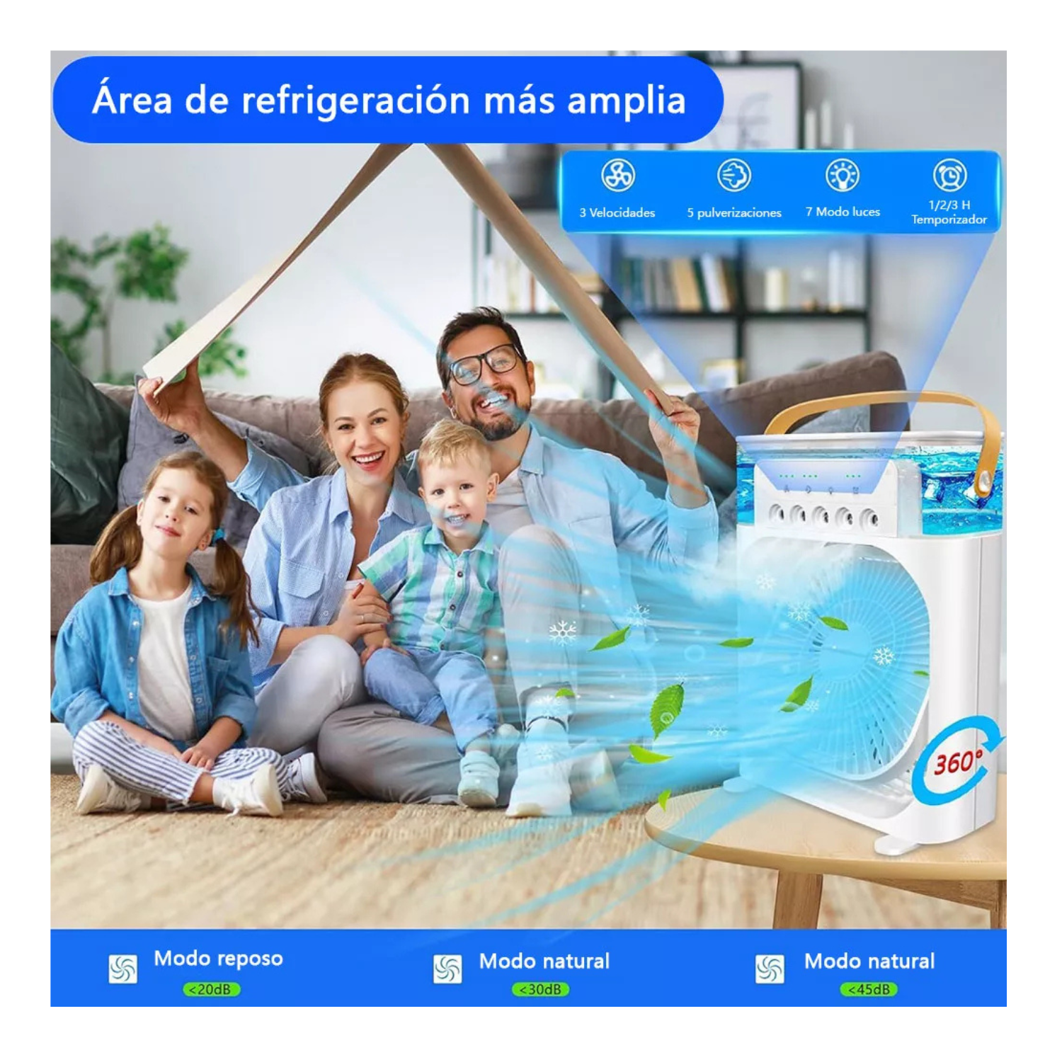 Mini Aire Acondicionado Portátil Enfriador