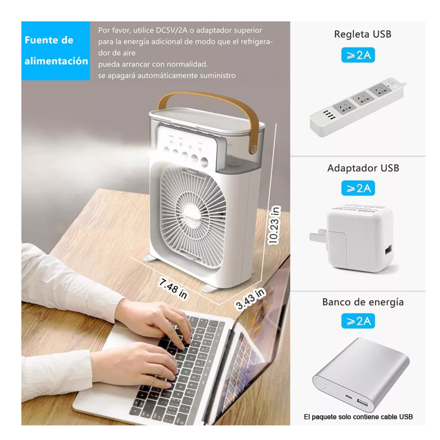 Mini Aire Acondicionado Portátil Enfriador