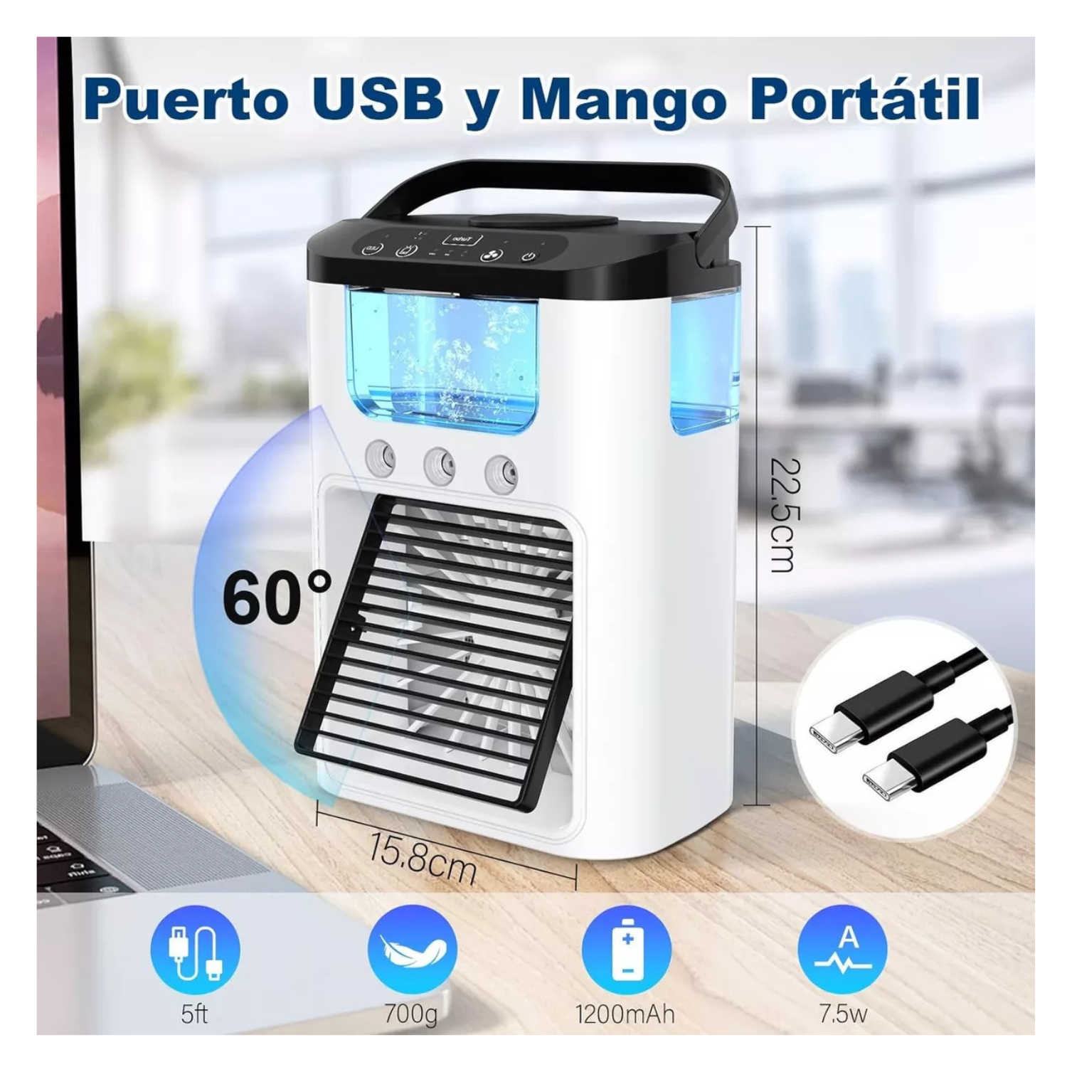  Mini Aire Acondicionado Portátil