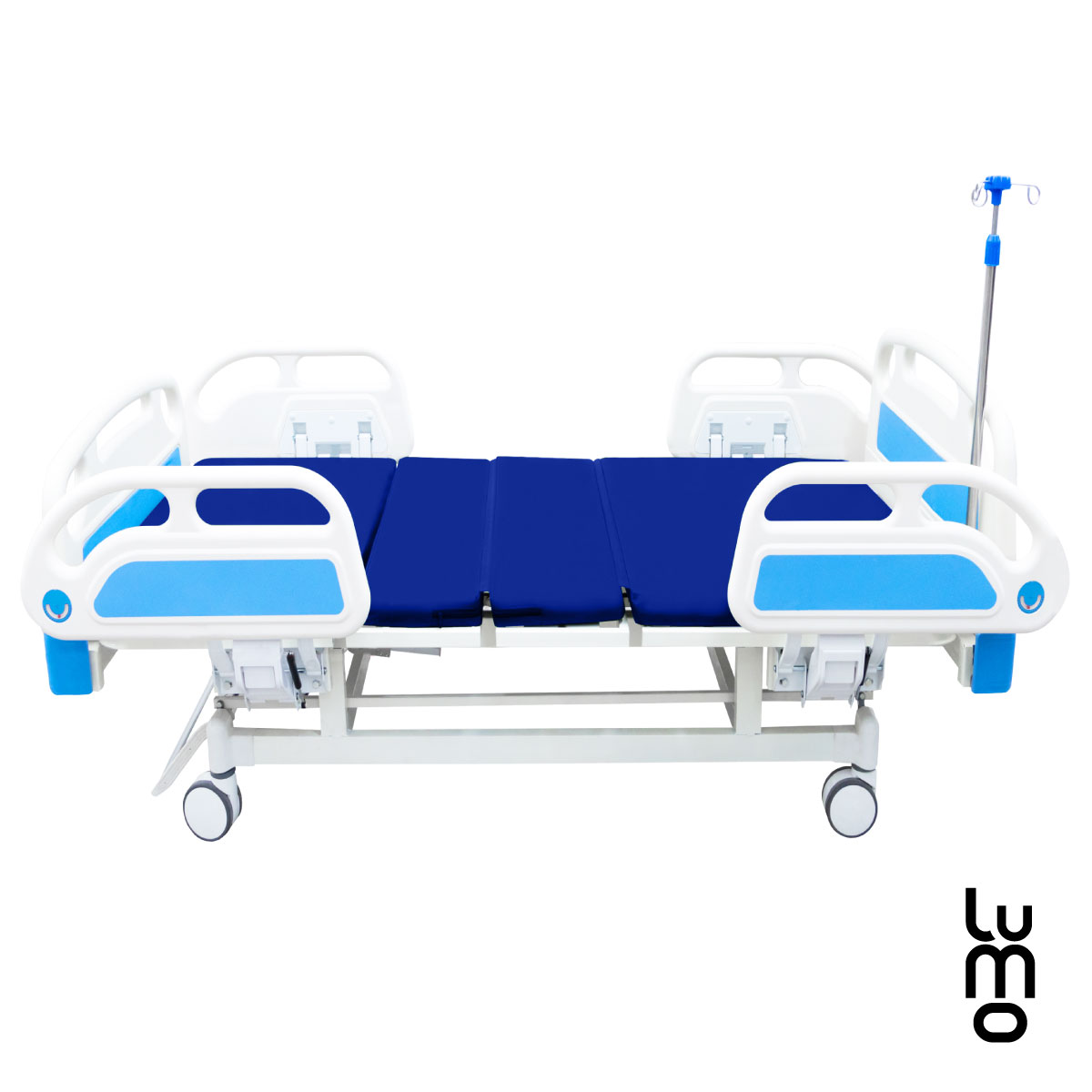 Cama Hospitalaria Electrica Porta Suero  con Colchon Espuma