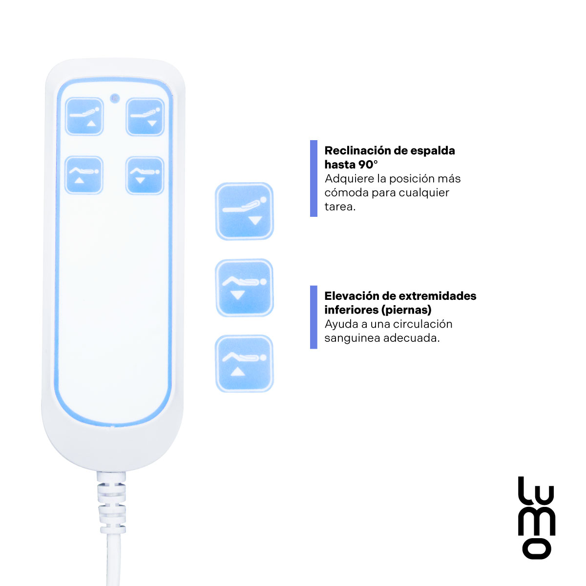 Cama Hospitalaria Electrica Porta Suero  con Colchon Espuma