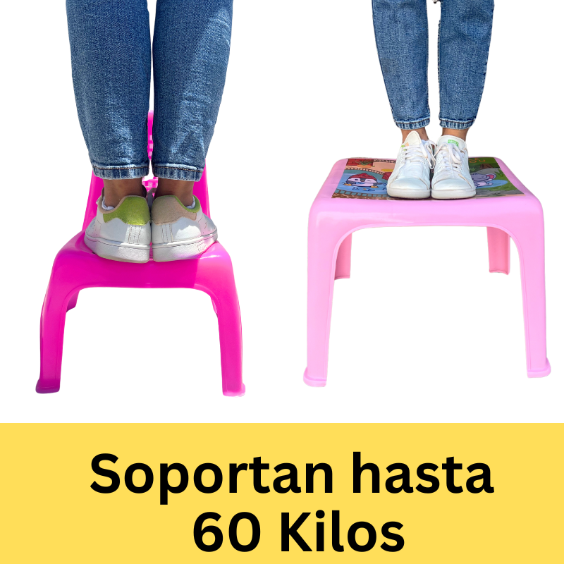 Mesa Infantil Y 4 Sillas De Colores Para Niños Dibujo Comer Verde Limón