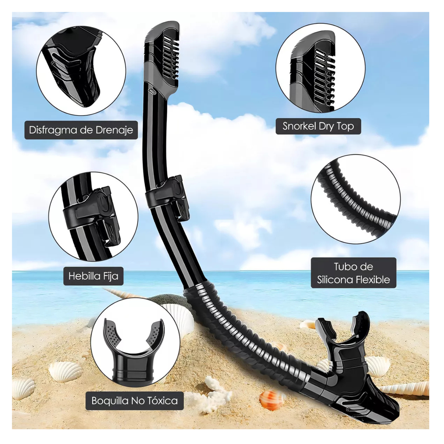 Visor Snorkel Mascara Visores Buceo Esnorquel