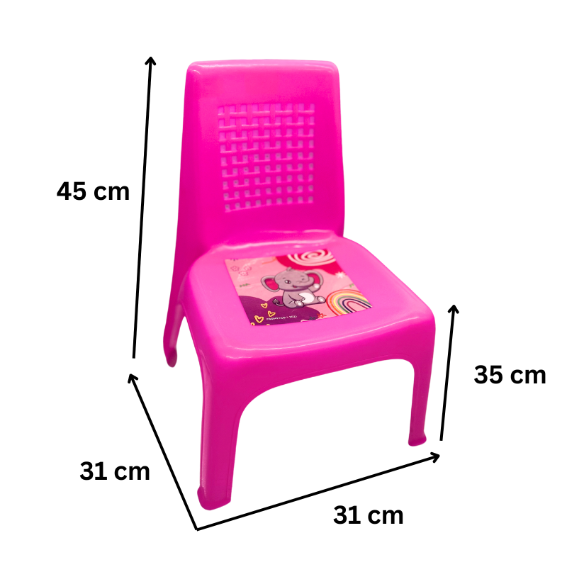 Mesa Infantil Y 4 Sillas De Colores Para Niños Dibujo Comer Verde Limón