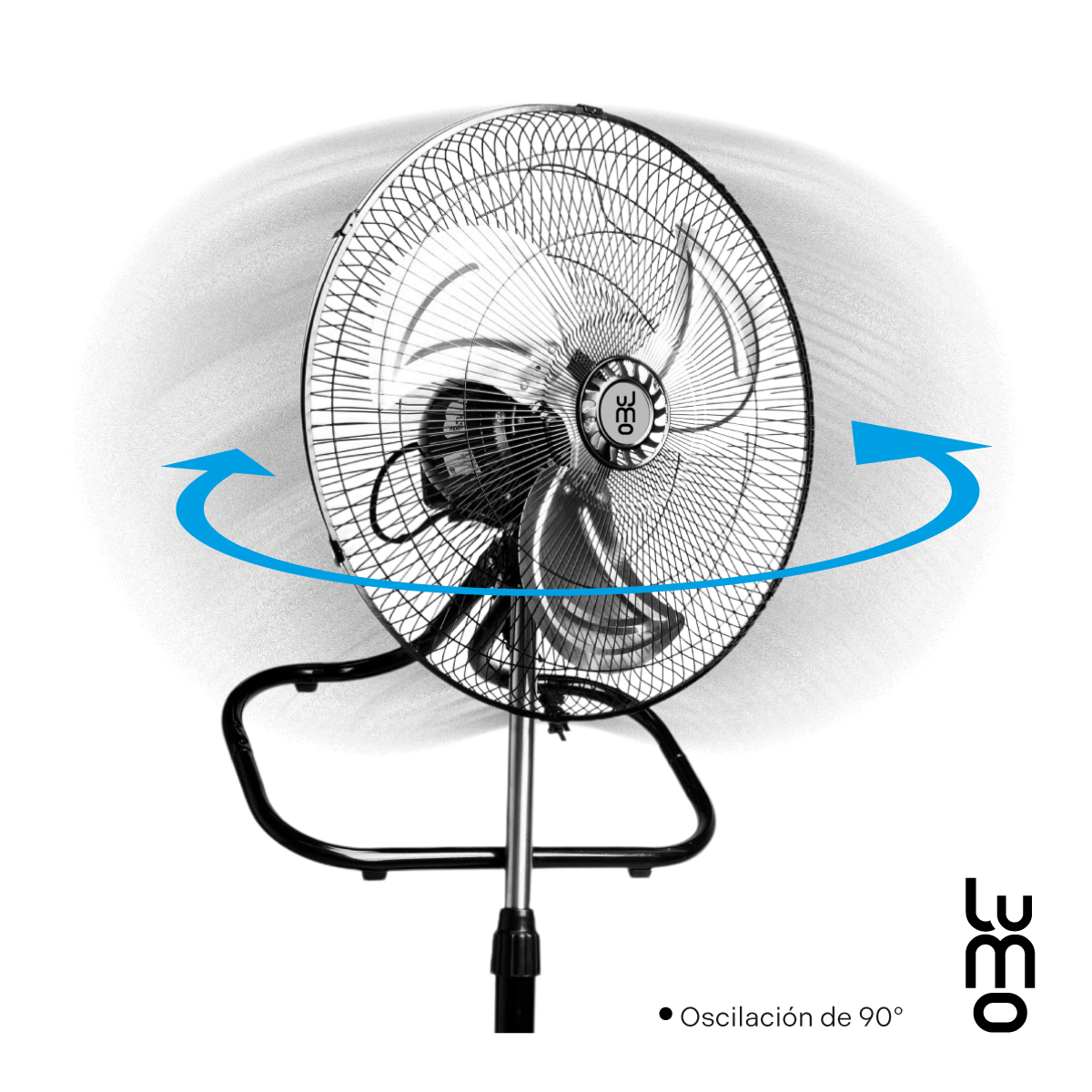 Ventilador 18 Pedestal Piso Pared 3 En 1 Aspas Metálicas